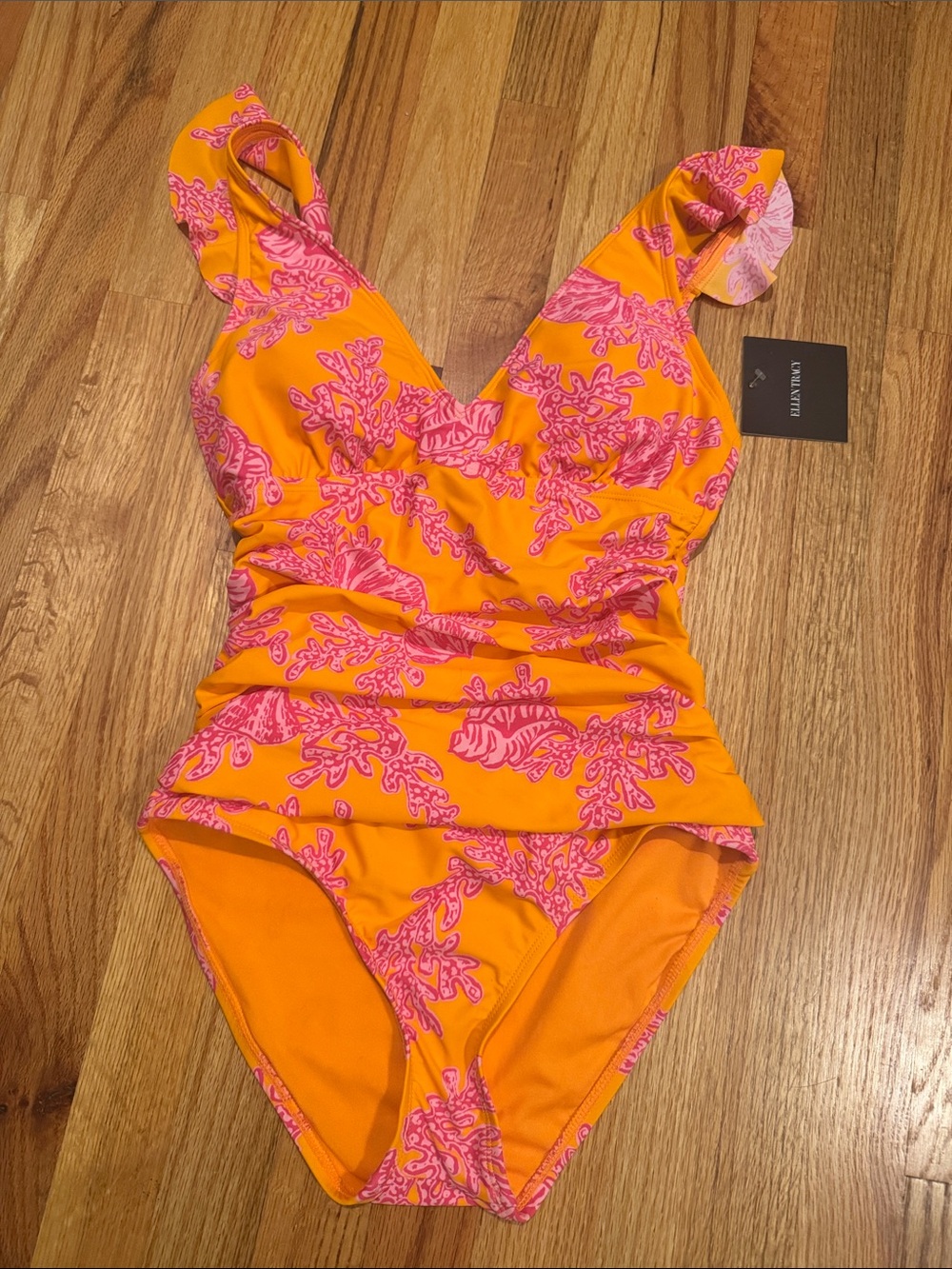 Ellen Tracy Tummy Control One Piece Swimsuit